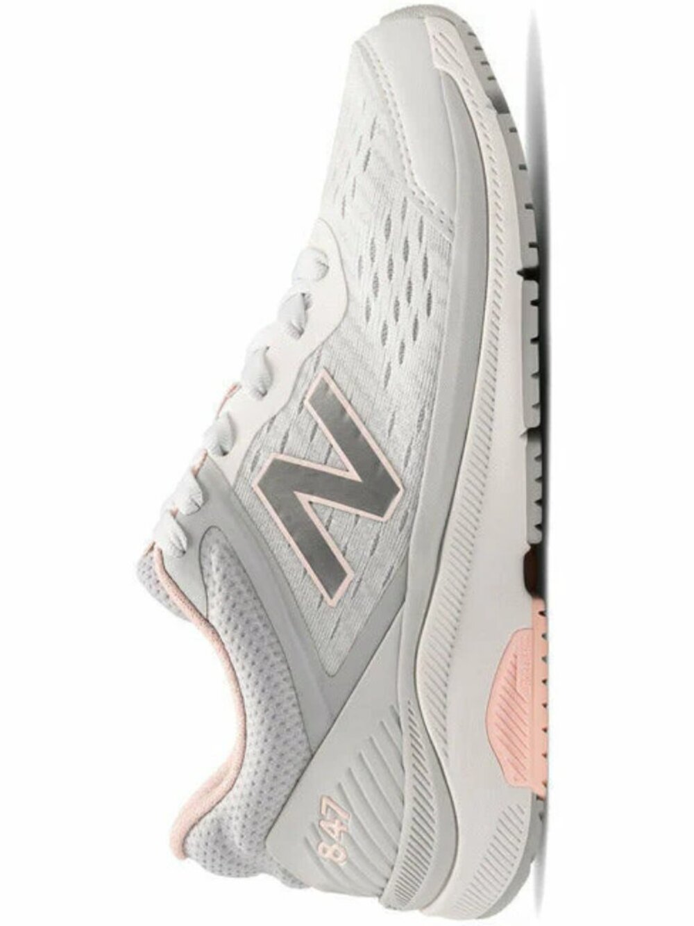 New Balance 847 v4 Walking Shoes Sneakers Women's Size 10.5 Gray Pink Comfort .